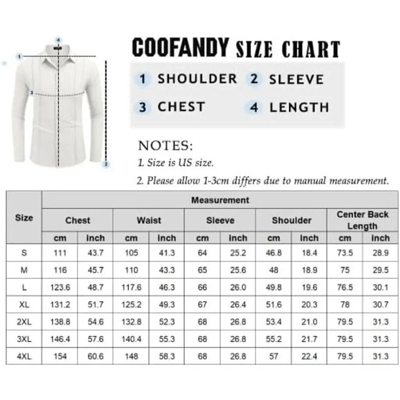 ❤️Mens Red Cuban  Shirt Casual Button Down Shirts Long Sleeve Beach Linen Shirts - Picture 6 of 6